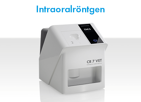 Intraoralröntgen - CR 7 VET Speicherfolienscanner